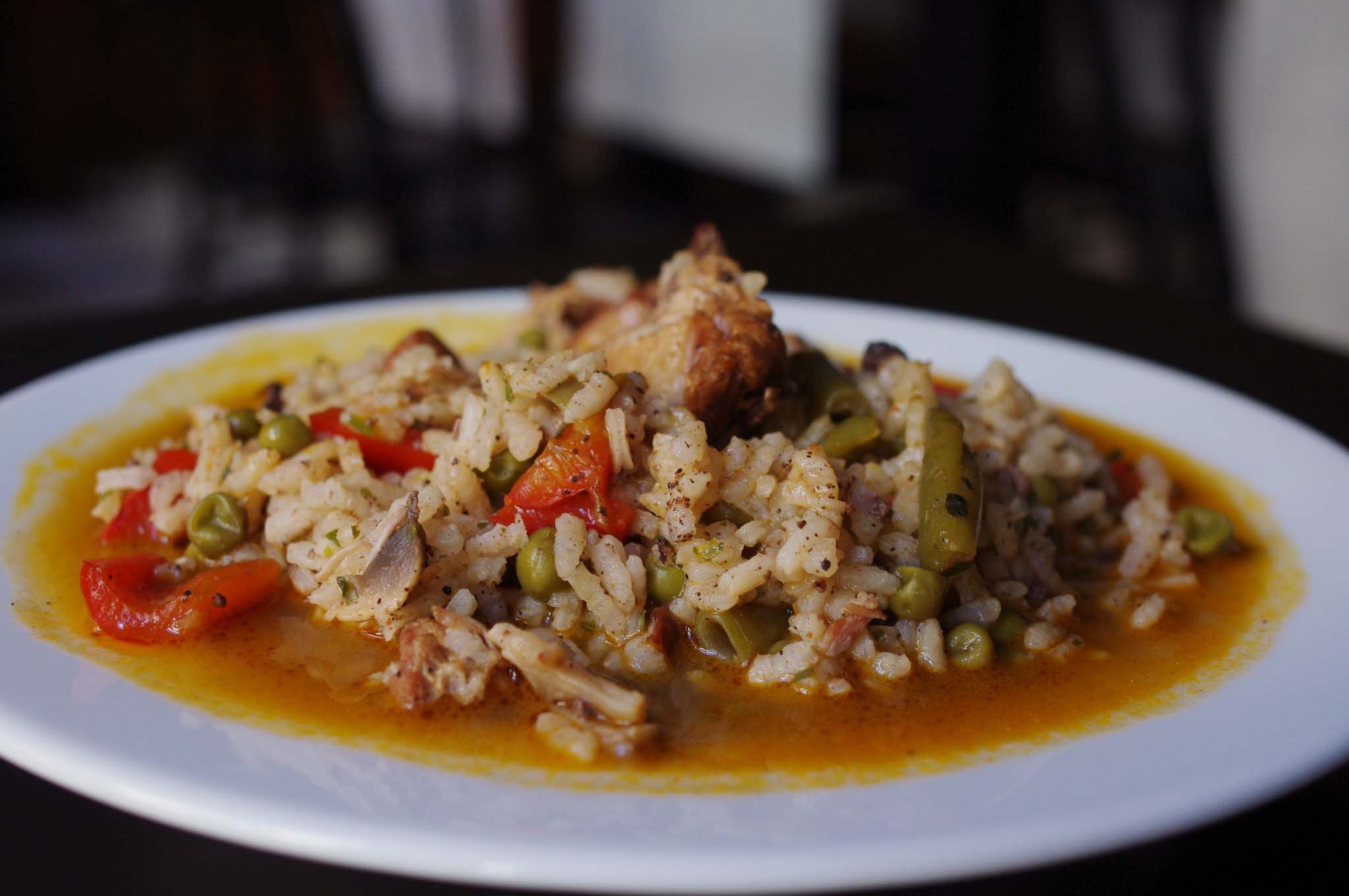 Typical majorcan rice recipe
