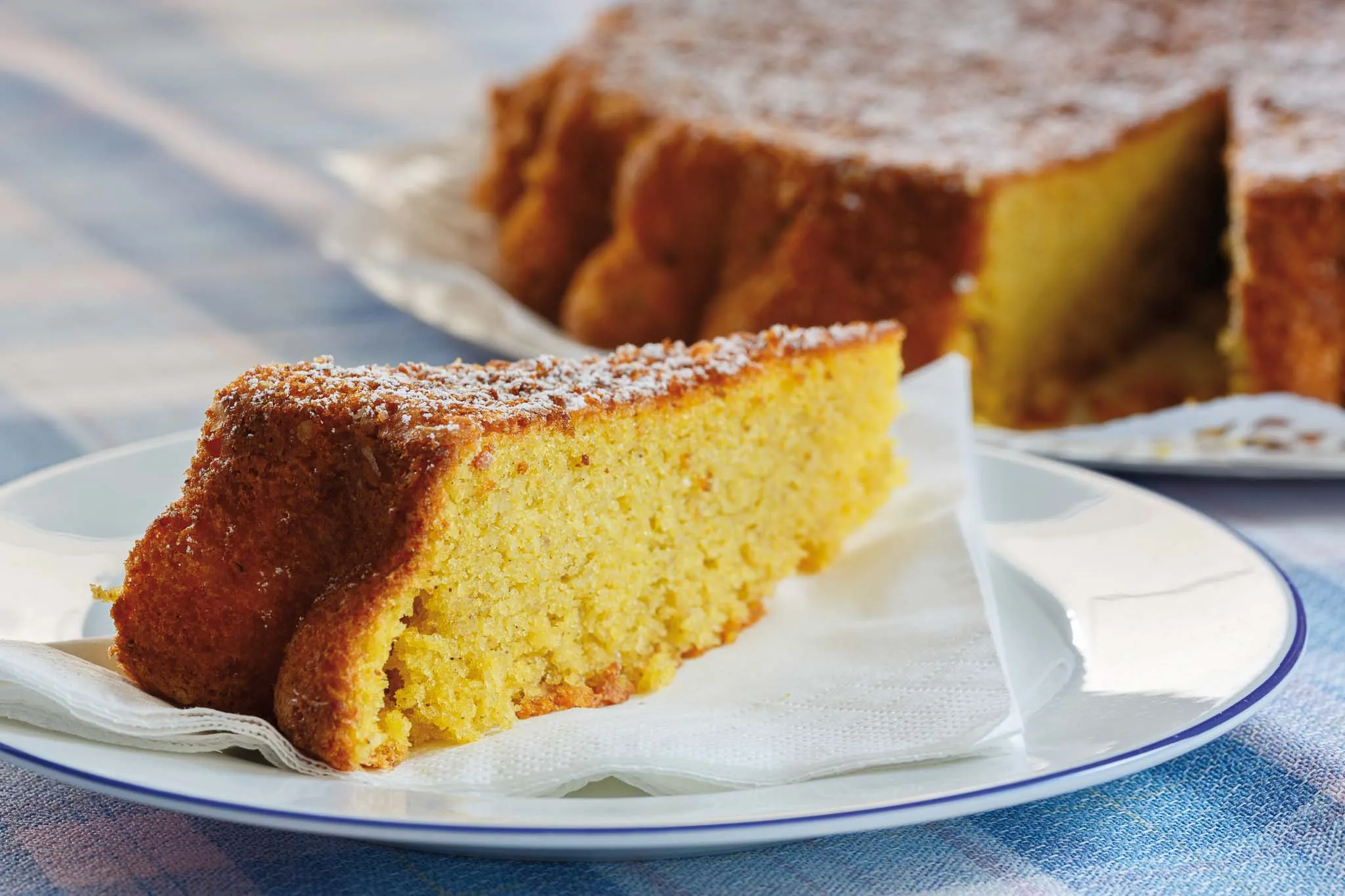typical majorcan almond cake